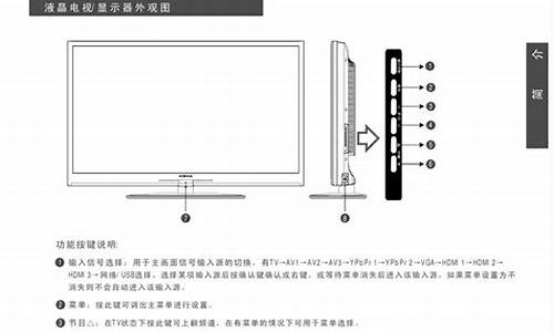 康佳电视机使用说明_康佳液晶电视说明书